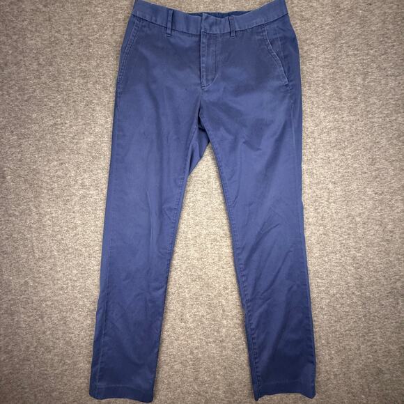Bonobos Weekday Warrior Pants Stretch Tailored Blue 30X32 Office Work Slacks - Picture 1 of 11